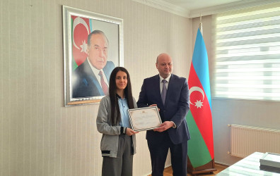 “Heydər Əliyev və Azərbaycan tarixi” mövzusunda referat-yazı müsabiqəsinin rayon mərhələsinin qalibləri ilə görüş təşkil olunmuşdur.