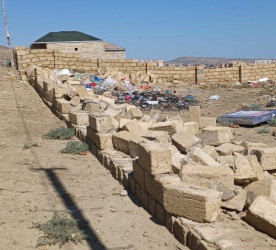 Qanunsuz olaraq hasarlanmış ərazilərdə söküntü işləri aparıldı