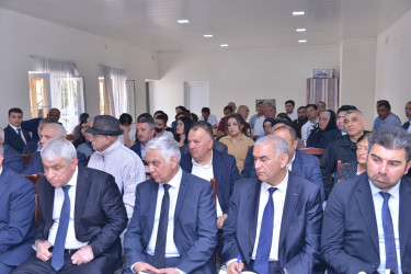 Qaradağ Rayon İcra Hakimiyyətinin başçısı Süleyman Mikayılovun Sanqaçal qəsəbəsində səyyar qəbulu keçirilmişdir