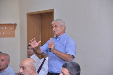 Qaradağ Rayon İcra Hakimiyyətinin başçısı Ümid qəsəbəsində səyyar qəbul keçirib