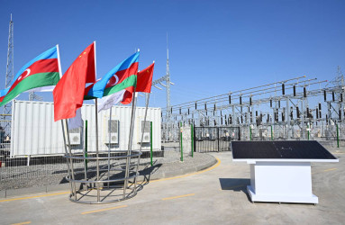 Azərbaycan Respublikasının Prezidenti İlham Əliyev “Qobustan” Günəş Elektrik Stansiyasının açılışında iştirak edib