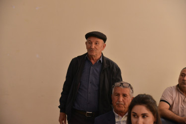 Qaradağ Rayon İcra Hakimiyyətinin başçısı Ümid qəsəbəsində səyyar qəbul keçirib
