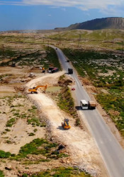 Lökbatan–Güzdək yolunun 2,2-ci kilometrliyində bərpa işlərinə başlanılıb