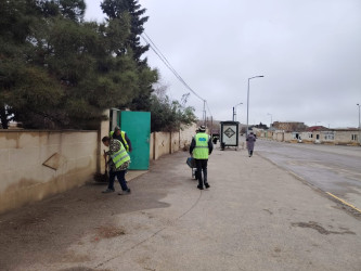Qaradağ rayonu Puta qəsəbəsi ərazisində təmizlik işləri həyata keçirilmişdir.