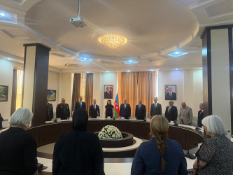 Qaradağ rayonunda “Milli Qurtuluşdan – Zəfərə” mövzusunda dəyirmi masa keçirilib