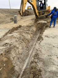 Qaradağ rayonu Qobustan qəsəbəsində təmir-bərpa işləri aparılmışdır