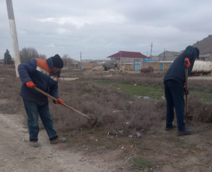 Qaradağ rayonunda təmizlik işləri davam etdirilir