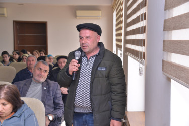 Müşviqabad qəsəbəsində növbəti səyyar görüş keçirildi