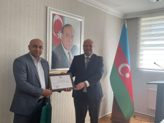 Su təsərrüfatı və meliorasiya işçilərinin peşə bayramı Qaradağ Rayon İcra Hakimiyyətində qeyd olundu