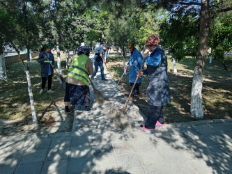 Qızıldaş qəsəbəsində ümumrayon iməcliyi keçirilib