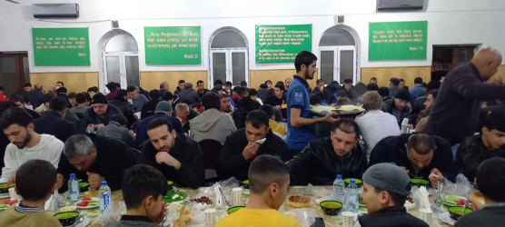 Müqəddəs Ramazan ayı münasibəti ilə iftar süfrəsi açıldı