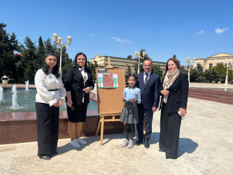 “Şəhərsalma və Memarlıq İli” çərçivəsində 18 Aprel – Beynəlxalq Abidələr və Tarixi Yerlər Gününə həsr olunmuş “Tarixini çək, arzunu uçurt” adlı tədbir keçirildi