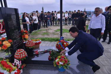 Vətən Müharibəsi şəhidi İbrahimov Elnur Dönməz oğlunun anım mərasimi keçirilib.