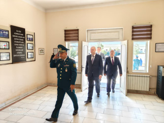 Qaradağ rayonunda Azərbaycan Respublikasının sərhəd mühafizə orqanları əməkdaşlarının peşə bayramı günü və sərhəd qoşunlarının yaranmasının 107-ci ildönümü münasibətilə təntənəli tədbir keçirilib