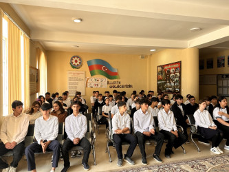“Uşaqların zərərli informasiyadan qorunması” mövzusunda tədbir keçirilmişdir.