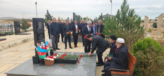 Vətən Müharibəsi şəhidi Əhmədov Cavanşir Xeyrulla oğlunun il dönümü ilə əlaqədar anım mərasimi keçirilib