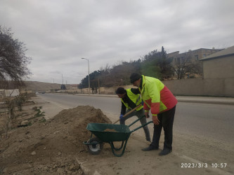 Ümummilli liderimiz Heydər Əliyevin anadan olmasının 100 illiyi ilə bağlı Qaradağ rayon Puta qəsəbəsində quruculuq abadlıq işləri davam edir.