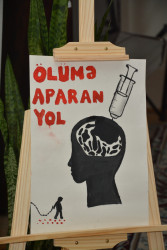 “Bəşəriyyətin düçar olduğu bəla” adlı narkomaniyaya həsr olunmuş mədəni–kütləvi tədbir
