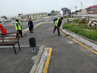 Qaradağ rayonu Qızıldaş qəsəbəsində ətraf mühitin qorunması və abadlığın təmin olunması məqsədilə genişmiqyaslı təmizlik işləri aparılmışdır.