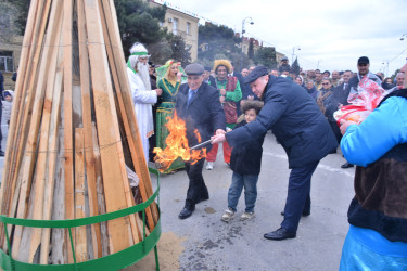 Qaradağ rayonunda Novruz şənliyi təşkil olundu