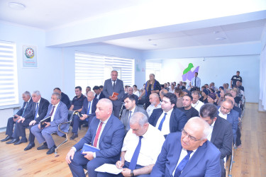Qaradağ Rayon İcra Hakimiyyətinin başçısı Süleyman Mikayılovun Qobustan qəsəbəsində səyyar qəbulu keçirilib