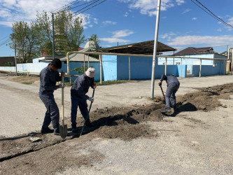 Qaradağ rayonunda abadlıq-quruculuq işləri davam etdirilir