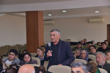 Müşviqabad qəsəbəsində növbəti səyyar görüş keçirildi