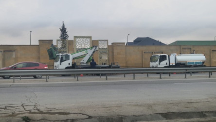 Qobustan qəsəbəsi ərazisində təmizlik işləri aparılmışdır.
