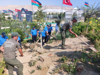 Sədərək TM-nin kollektivi Qaradağ Rayon İcra Hakimiyyətinin təşəbbüsü ilə keçirilən iməcliyə qoşuldu