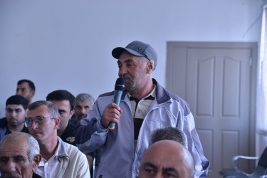 Qaradağ Rayon İcra Hakimiyyətinin başçısı Süleyman Mikayılovun Qızıldaş qəsəbəsində səyyar qəbulu keçirilmişdir