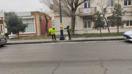 Lökbatan qəsəbəsi ərazisində təmizlik və abadlıq işləri aparılmışdır