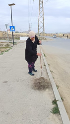 Qaradağ rayonu Korgöz qəsəbəsində təmizlik və abadlıq işləri aparılmışdır