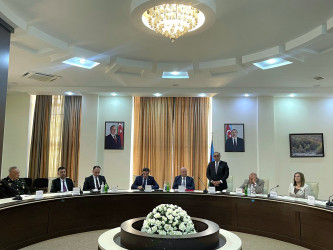 Qaradağ Rayon Heydər Əliyev Mərkəzində 28 May – Müstəqillik Gününə həsr olunmuş dəyirmi masa keçirilmişdir