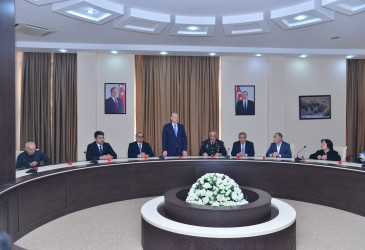 Qaradağ rayonu Heydər Əliyev Mərkəzində Xocalı faciəsinin 34-cü ildönümü ilə bağlı Xocalıdan olan şəhid ailələri ilə görüş keçirilmişdir.