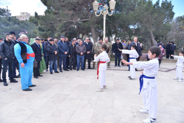 Qaradağ rayonunda Novruz şənliyi təşkil olundu