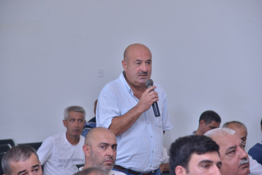 Qaradağ Rayon İcra Hakimiyyətinin başçısı Süleyman Mikayılovun Ələt qəsəbəsində səyyar qəbulu keçirilmişdir