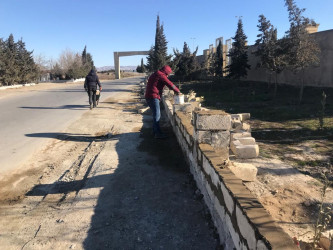 Qaradağ rayonunda yeni parklar tikilir