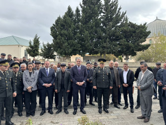 Birinci Qarabağ müharibəsində itkin düşən döyüşçü Rüstəmov Tərlan Kamal oğlunun dəfn olunmasının birinci ildönümü qeyd olundu