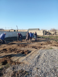 Korgöz qəsəbəsində Heydər Əliyevin 100 illiyinə həsr olunmuş ağacəkilməsinə hazırlıq işləri davam edir