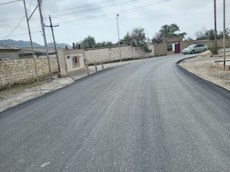 Qaradağda şəhidin adını daşıyan küçə abadlaşdırıldı
