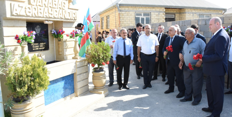 Qaradağ rayonunun Puta qəsəbəsində Şəhid Aslan Əliyevin xatirəsi anılıb