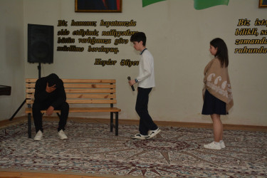 “Bəşəriyyətin düçar olduğu bəla” adlı narkomaniyaya həsr olunmuş mədəni–kütləvi tədbir
