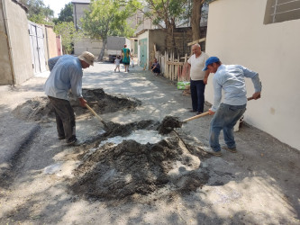 Qaradağ rayonunda quruculuq abadlıq işləri davam etdirilir