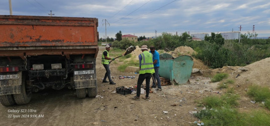 Puta qəsəbəsində təmizlik işləri görülmüşdür