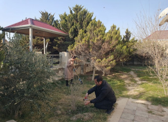 Qaradağ rayonu Korgöz qəsəbəsi ərazisində təmizlik işləri aparılmışdır