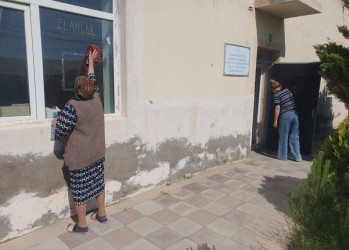 Korgöz  qəsəbəsində təmizlik və abadlıq işləri aparıldı