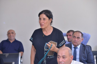 Qaradağ Rayon İcra Hakimiyyətinin başçısı Ümid qəsəbəsində səyyar qəbul keçirib