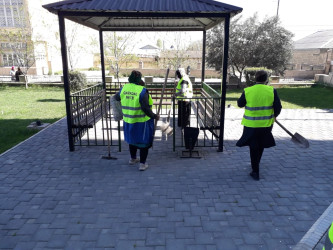 Qaradağ rayonunda təmizlik işləri davam edir