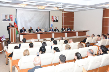 Qaradağ rayonunda “Ulu Öndər Heydər Əliyev Yolu: Müstəqilliyin, Zəfərin və Böyük Qayıdışın Təməli” mövzusunda tədbir keçirildi