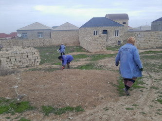 Qaradağ rayonu Müşviqabad qəsəbəsində təmizlik işləri aparılmışdır